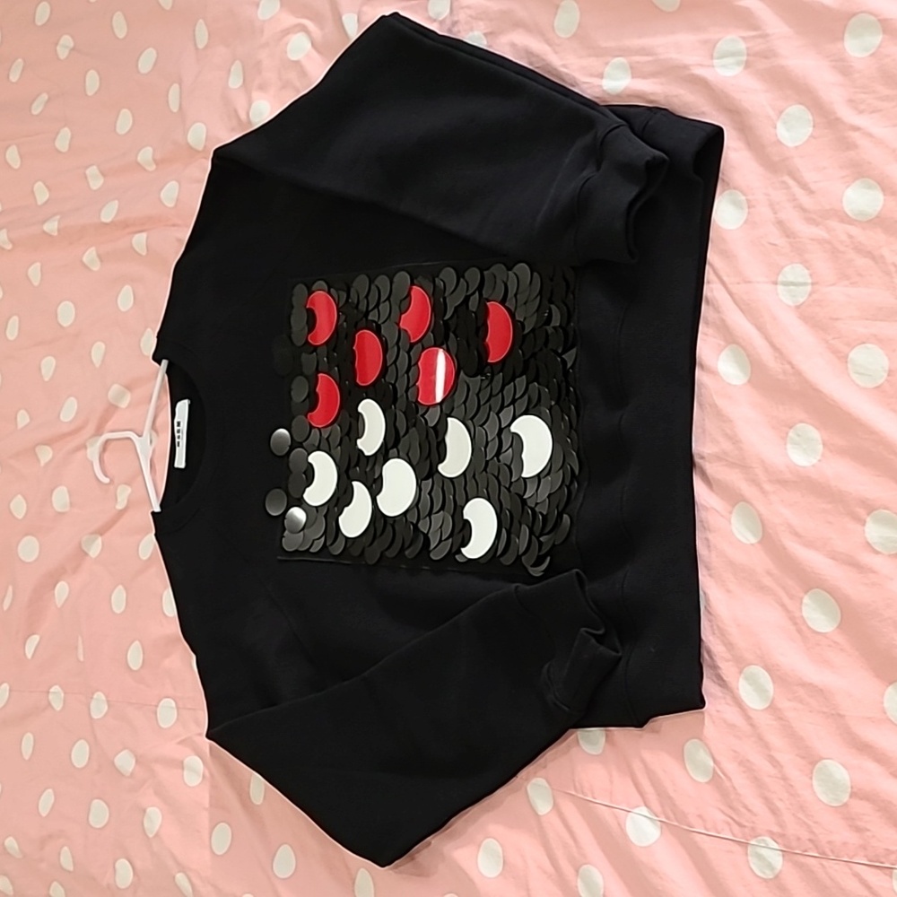 MSGM sweater with oversized spangles